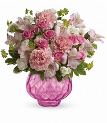 Simply Pink Bouquet from Maplehurst Florist, local flower shop in Essex Junction